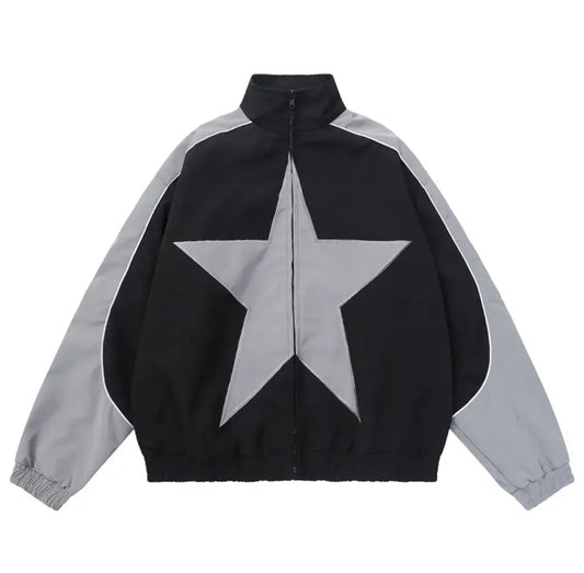 VOVE Star Zip Up Jacket Gray