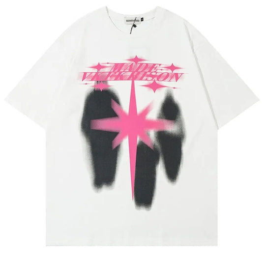 VOVE North Star Print Graphic T-Shirt White