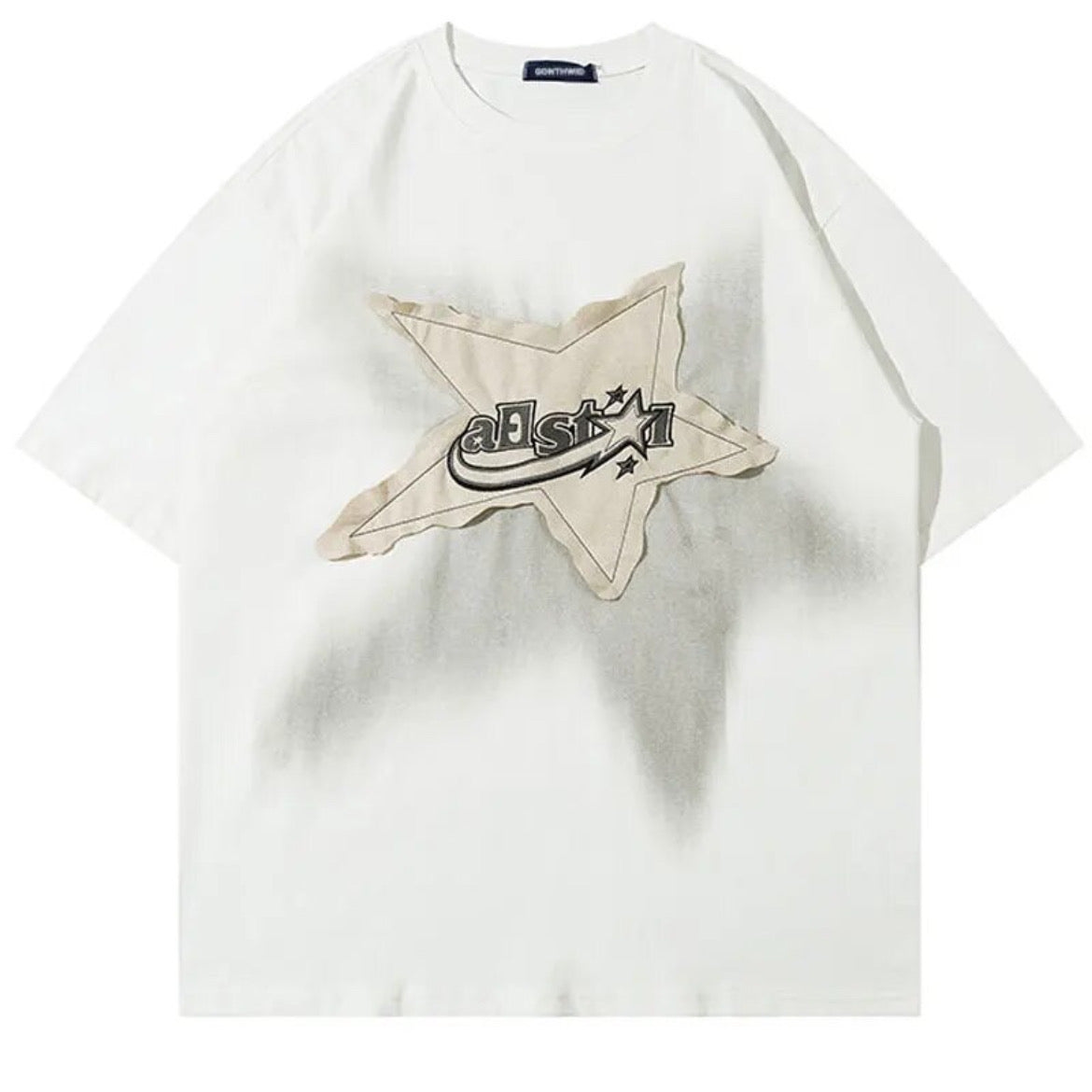 VOVE Star Print T-Shirt White