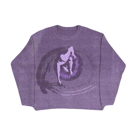 VOVE Vision Portal Knitted Sweater Light Purple