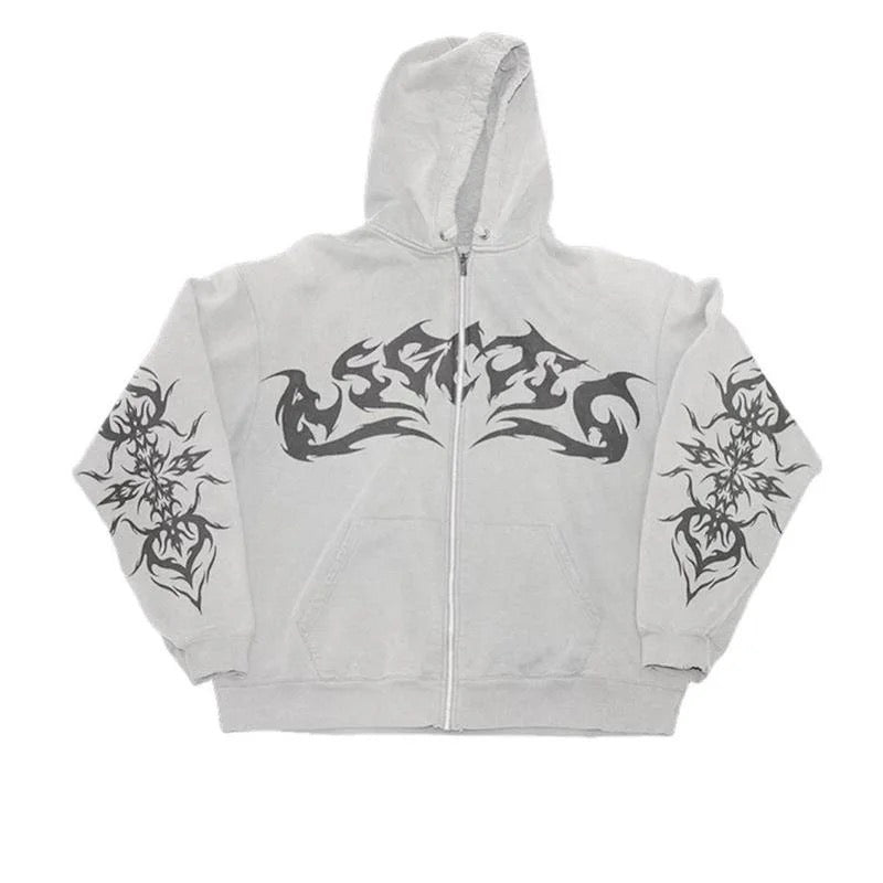 VOVE Graphic Design Hoodie White