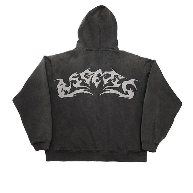 VOVE Graphic Design Hoodie Black