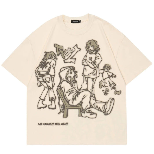 VOVE Cartoon Dream T-Shirt Beige